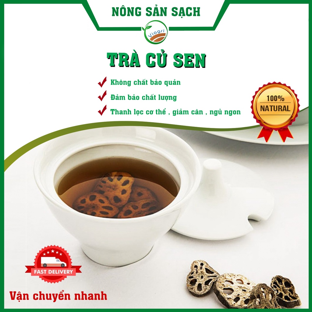 Trà củ Sen - Củ sen rang củi hạ thổ - Không chất tẩy trắng | BigBuy360 - bigbuy360.vn