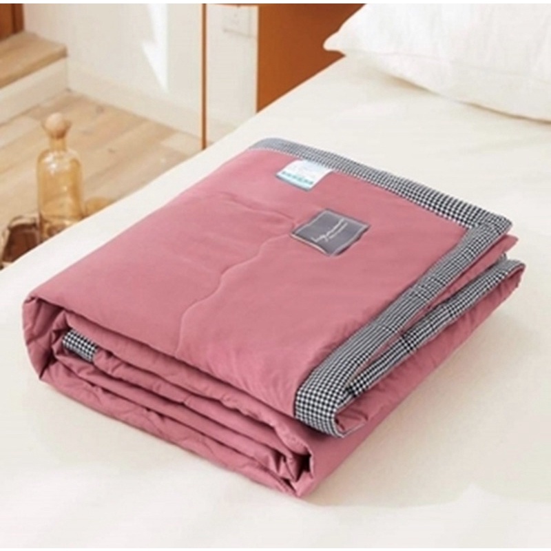 Chăn hè cotton đũi 3 lớp zarahome nhập khẩu 2m3x2m mềm mịn siêu mát lạnh