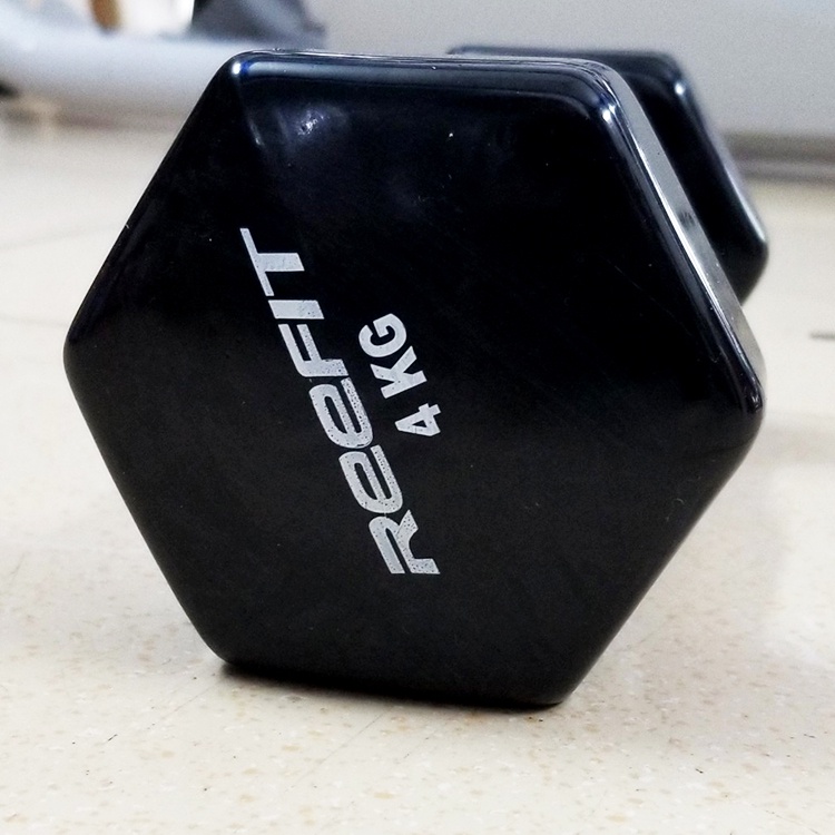 Tạ tay cao cấp 4kg - Tạ bọc cao su loại 4kg 1 chiếc | dụng cụ tập thể hình giá rẻ