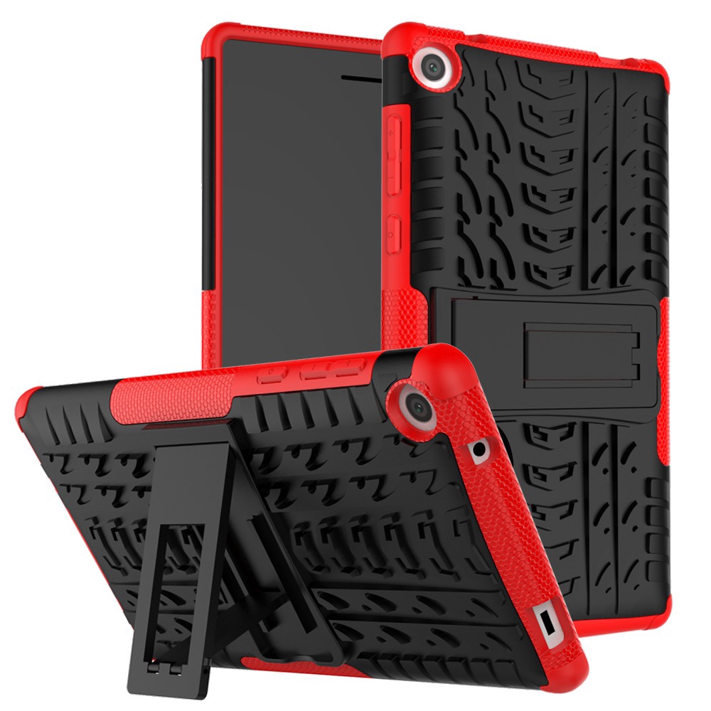 For Lenovo Tab 3 (7.0") 730X Shockproof Tough Rugged Armor Hard Kickstand Tablet Case
