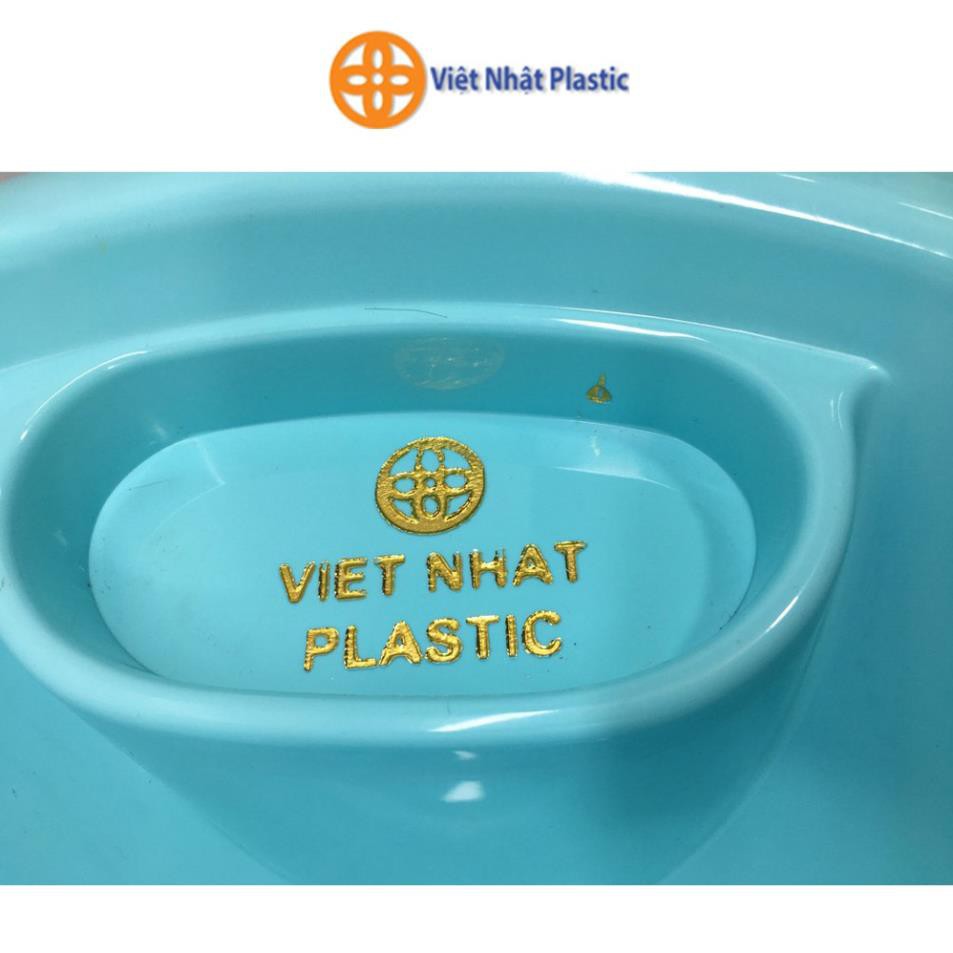 [[Rẻ vô địch]] Chậu tắm nhựa cho bé hình Elip Việt Nhật Plastic có giá đỡ