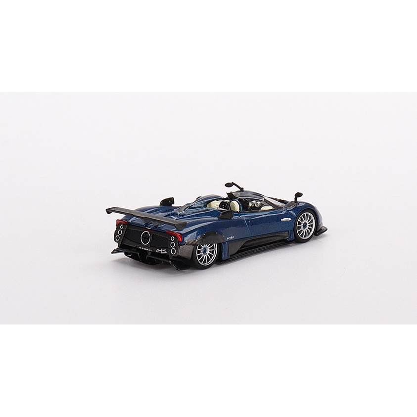 Mô hình ô tô Pagani Zonda HP Barchetta Blue Tricolore 1/64 MiniGT