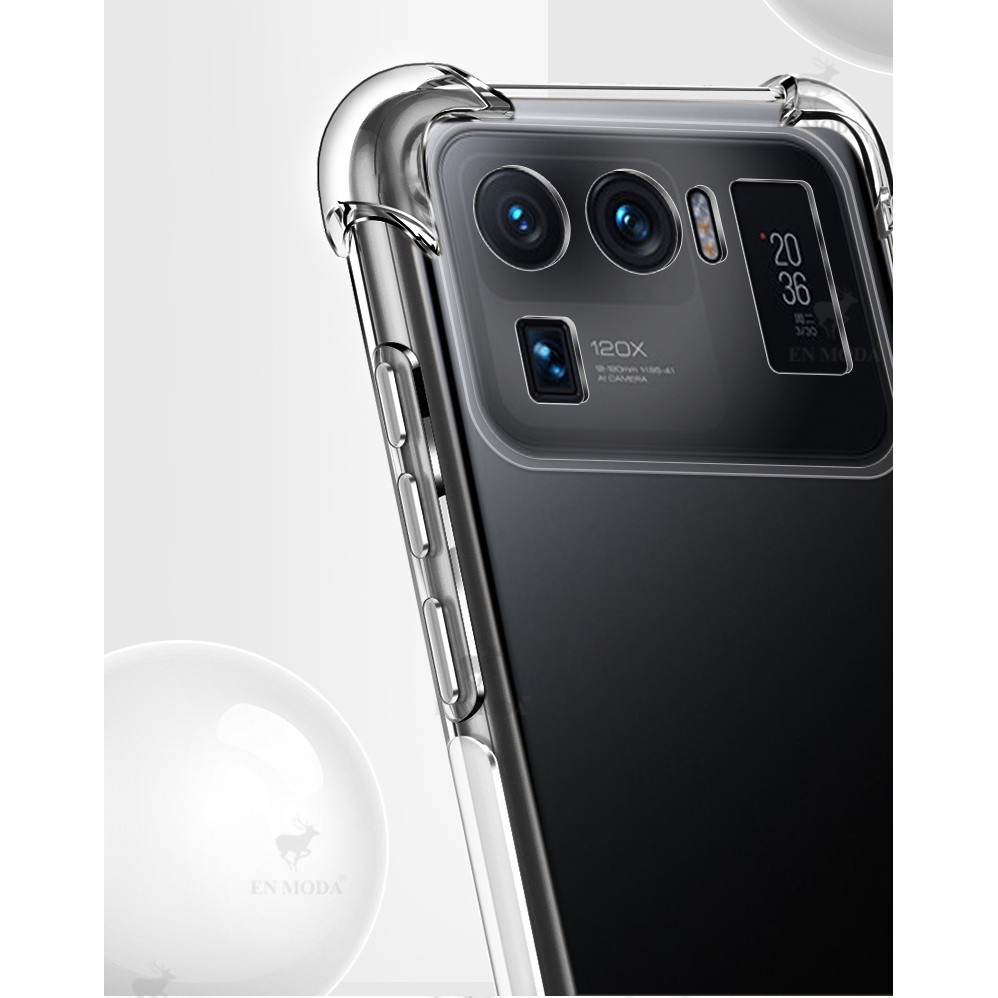 Ốp lưng Xiaomi Mi 11 Ultra / 12s Ultra / 13 Ultra dẻo trong suốt lồi 4 góc chống sốc ôm khít máy lâu ố vàng