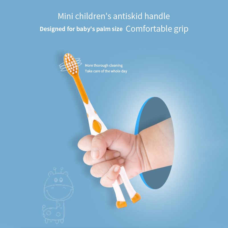 Set 4 bàn chải đánh răng Mamimamihome họa tiết hoạt hình dành cho trẻ em từ 2-5 tuổi