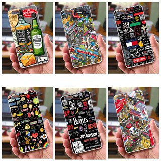 Ốp lưng iPhone 6 Plus / 6S Plus (dẻo viền trắng trong) - Brands