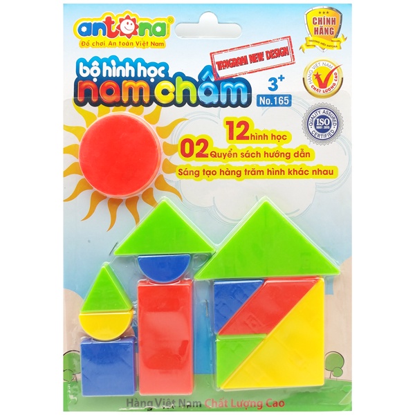 Bộ Hình Học Nam Châm No.165