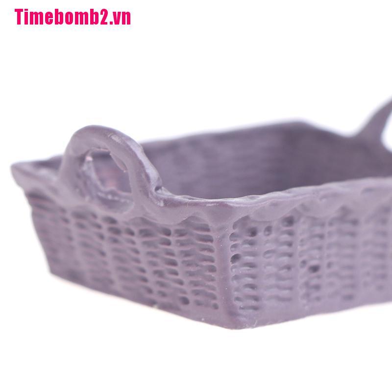 Giỏ Đựng Đồ Chơi Mini Bằng Nhựa Resin Dễ Thương
