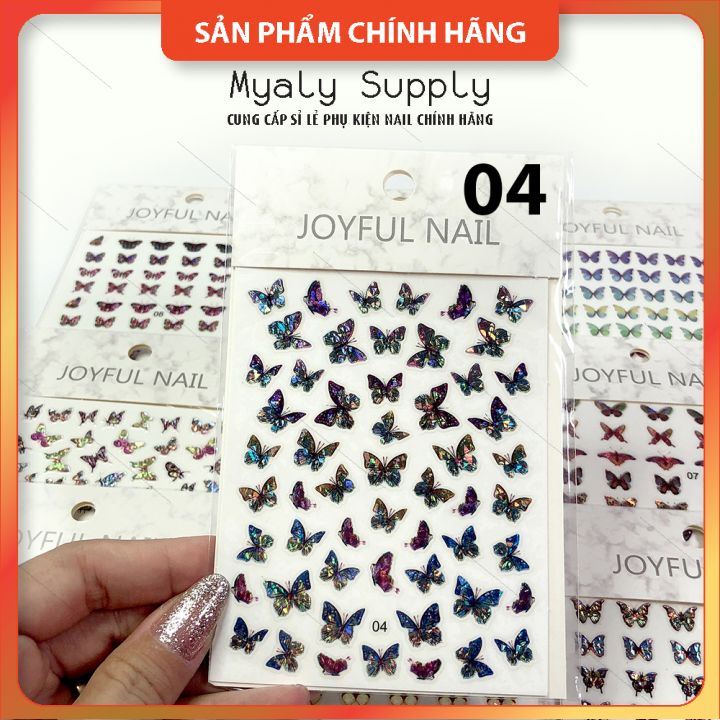 Sticker Bướm Nail 3D 5D 967 - 976