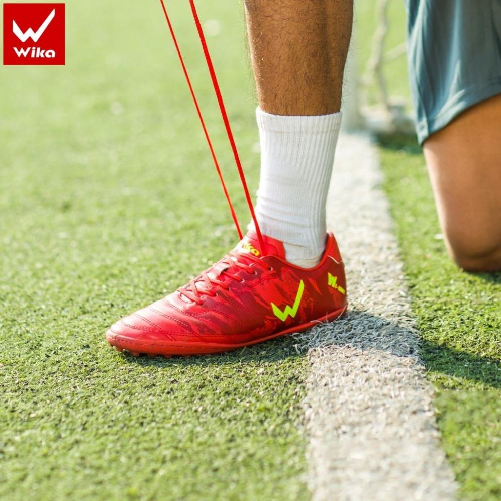 Giày Bóng Đá WIKA Army Chất Liệu Da Pu Cao Cấp Phủ Elvaloy Mềm, Đàn Hồi Tốt, Đế Giày Đinh TF Chống Trơn Trượt 2020-13