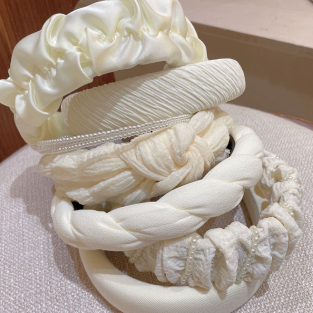 Băng Đô Cài Tóc Màu Sắc Nhã Nhặn Thanh Lịch Dành Cho Nữ