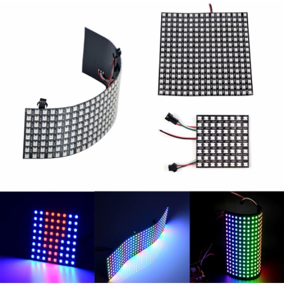 Led matrix  WS2812B 8x8, 8x32, 16x16 trang trí - nháy theo nhạc