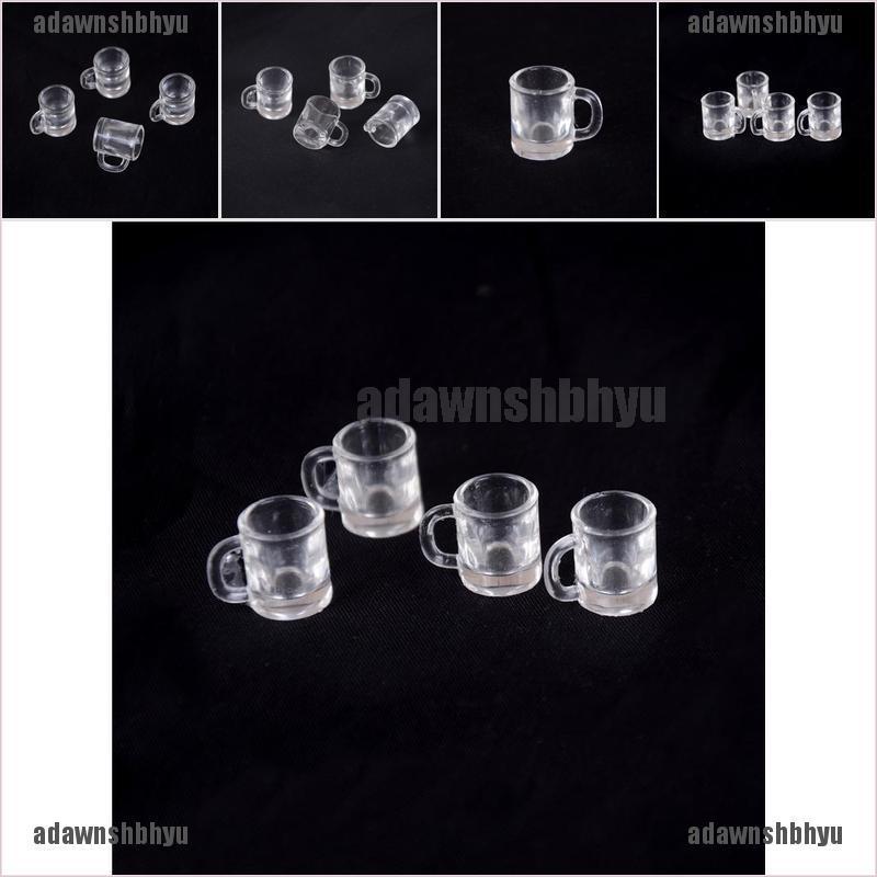 Set 4 Ly Uống Bia Đồ Chơi Búp Bê Cỡ 1 / 12