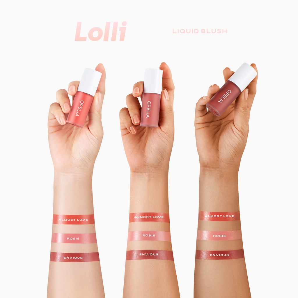 Set Son Và Má Hồng OFÉLIA - Lolli Glow Tint + Lolli Liquid Blush (5g x 3.9g)