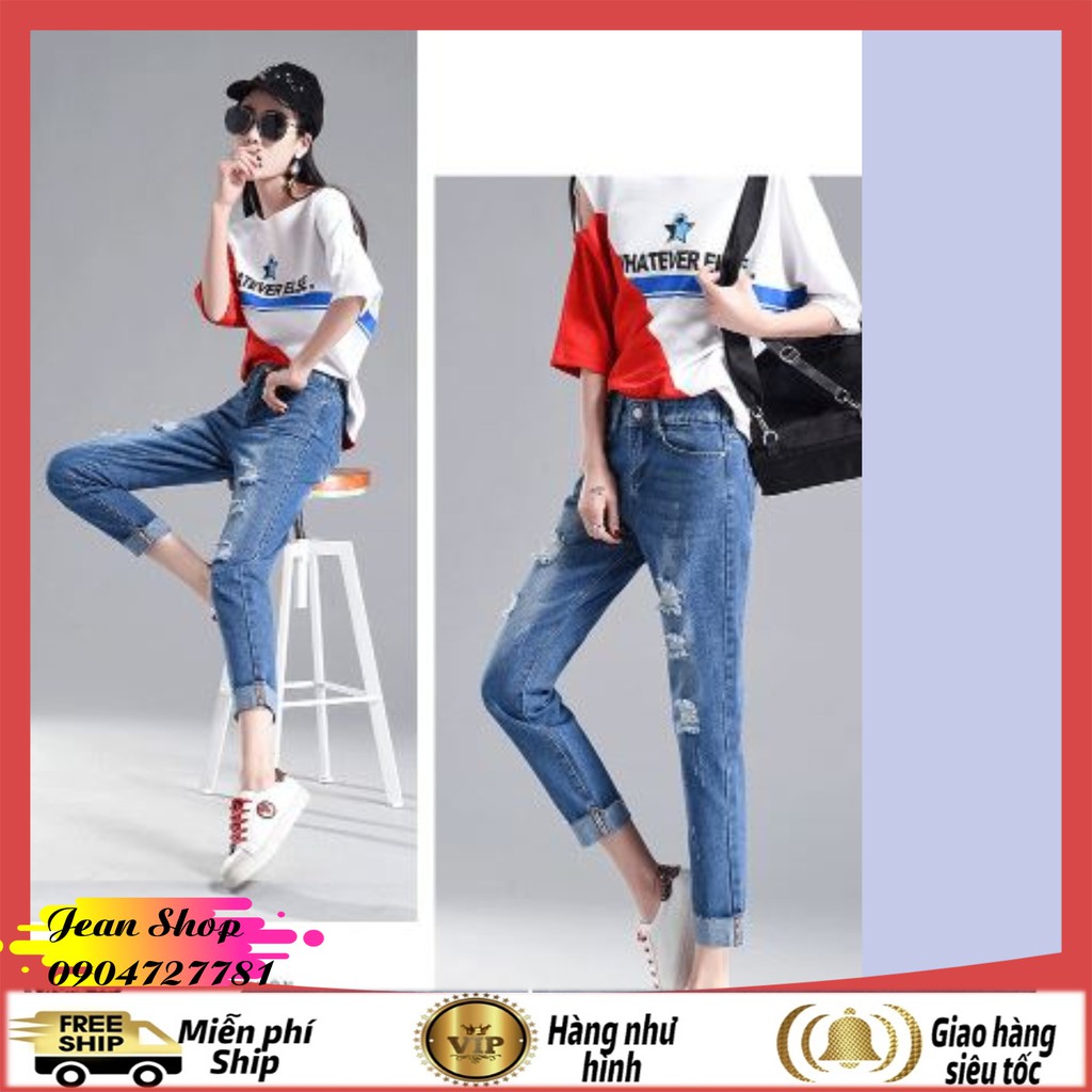 Quần bò nữ 🍎FREE SHIP🍎 Quần bò rách giá rẻ hàng Quảng Châu cao cấp giá rẻ Q23 | BigBuy360 - bigbuy360.vn
