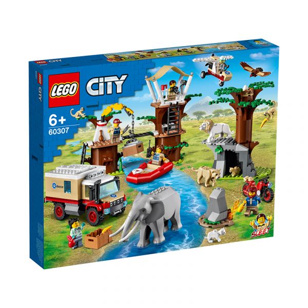 LEGO City 60307 Trại cứu hộ động vật hoang dã (503 chi tiết)