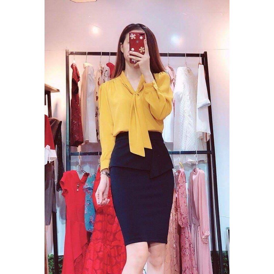 NEW! chân váy 1 vạt cực xinh