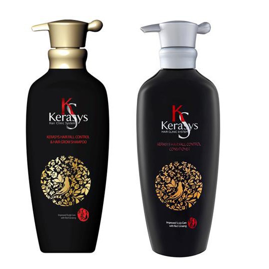 Dầu Gội, Xả Hồng Sâm - ngăn ngừa rụng tóc - Kerasys Hair Fall Control 400ml