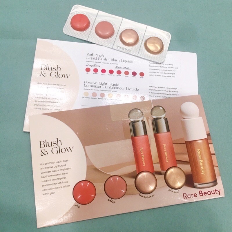 (Sample) Mẫu thử Má hồng và Highlight Rare Beauty 4 ô | BigBuy360 - bigbuy360.vn