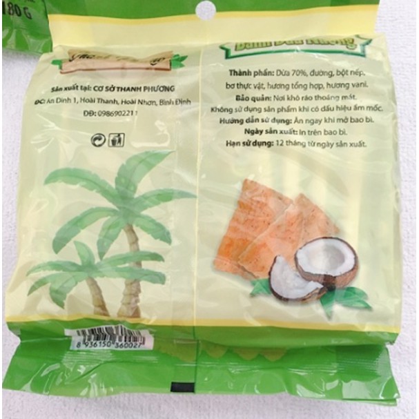 Bánh Dừa Nướng Bình Định Gói 200g | BigBuy360 - bigbuy360.vn