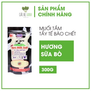 Muối tắm tẩy tế bào chết yoko hương sữa bò 300g - milk spa bath salt