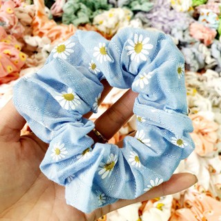 Dây Buộc Tóc Scrunchies Hoa Cúc