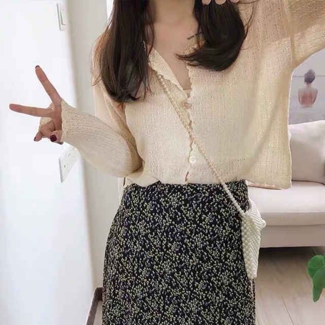 [ ORDER ] Áo cardigan chất len mỏng hàng đẹp