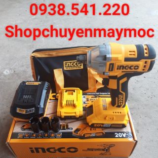 Máy siết buloong dùng pin ingco 20v chuyên dùng model: ciwli2001