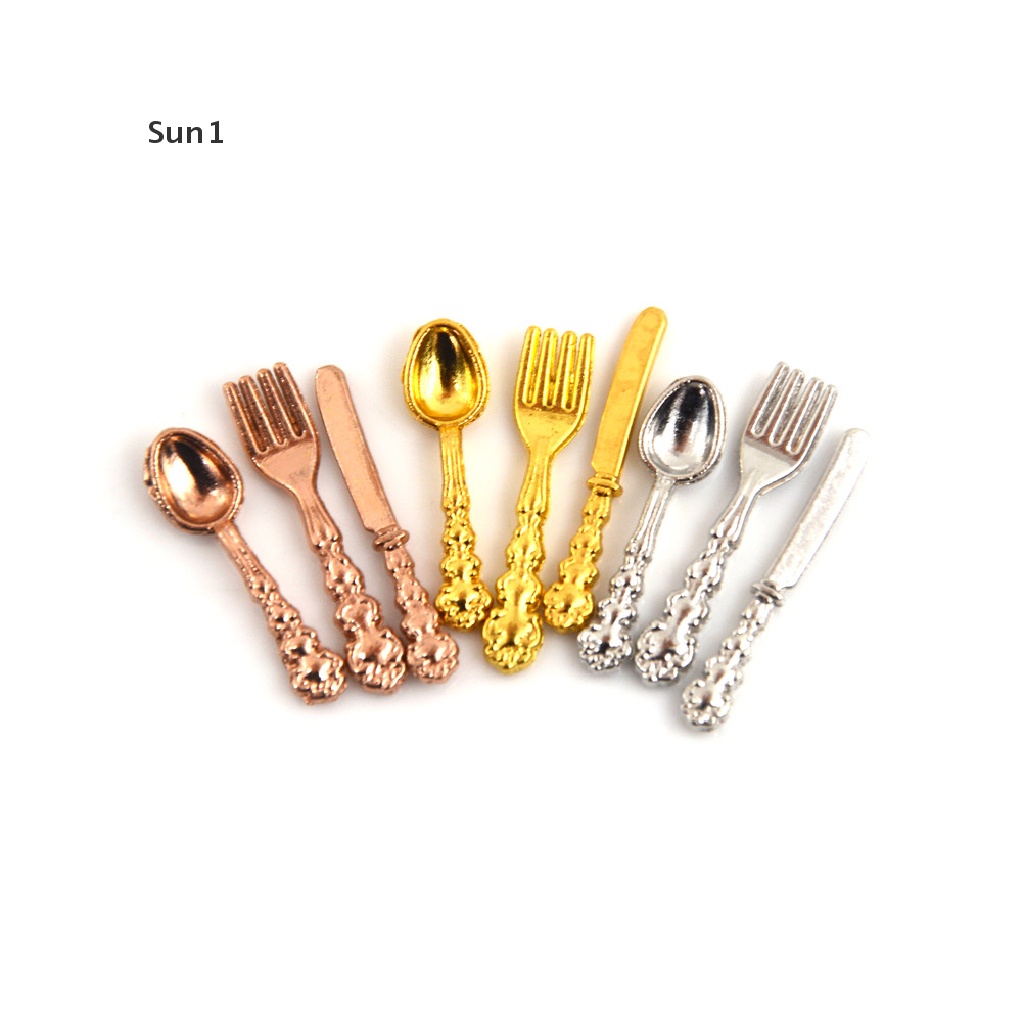 Bộ Dụng Cụ Bàn Ăn Tỉ Lệ 12 1: 12 Trang Trí Nhà Búp Bê