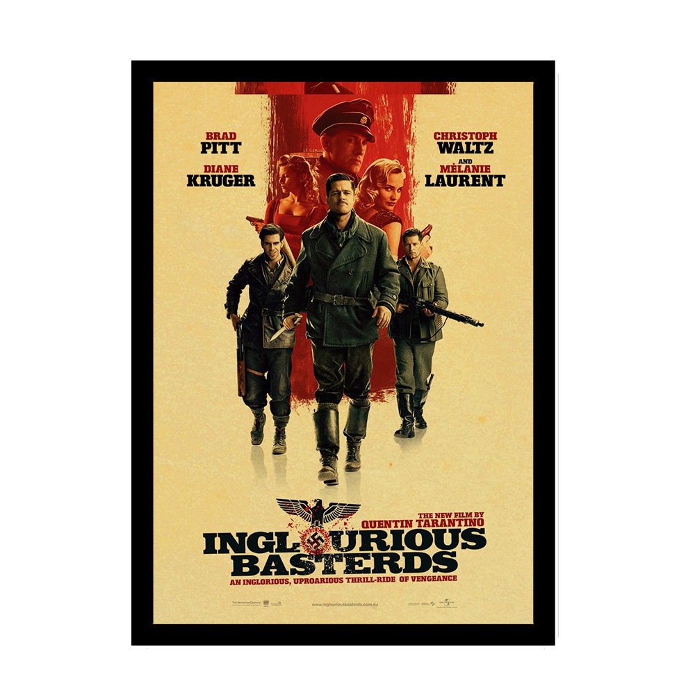 Poster Dán Tường In Hình Nhân Vật Phim Leon / Fight Club / Kill Bill / Godfather