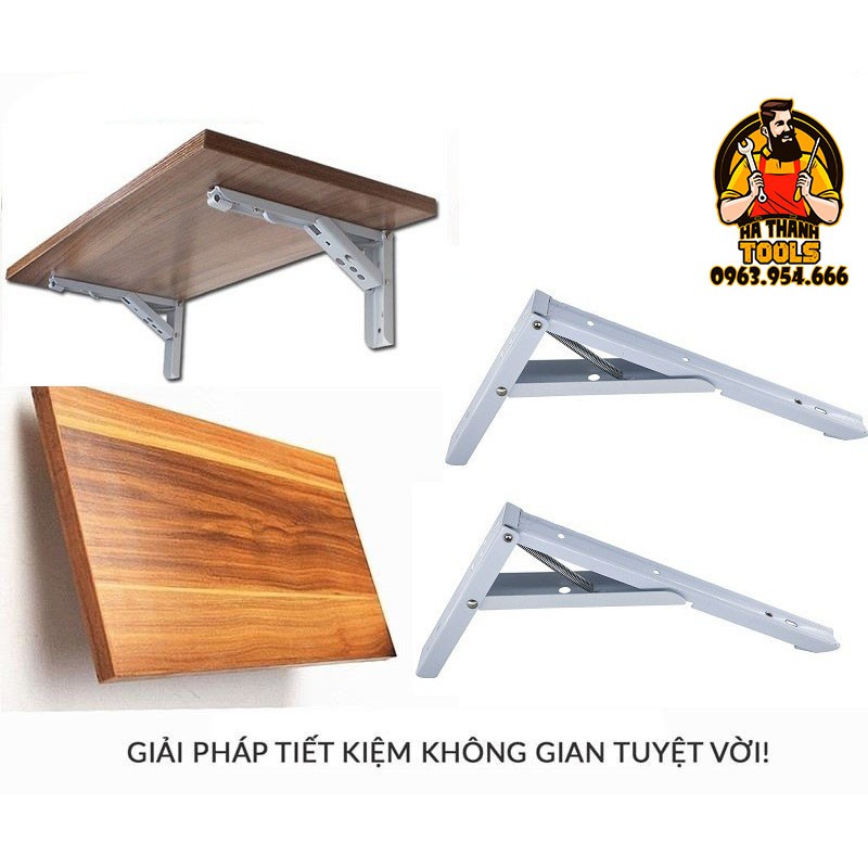 BẢN LỀ GẬP KE GẤP BÀN TREO TƯỜNG THÔNG MINH - PHỤ KIỆN BÀN GẤP TREO TƯỜNG