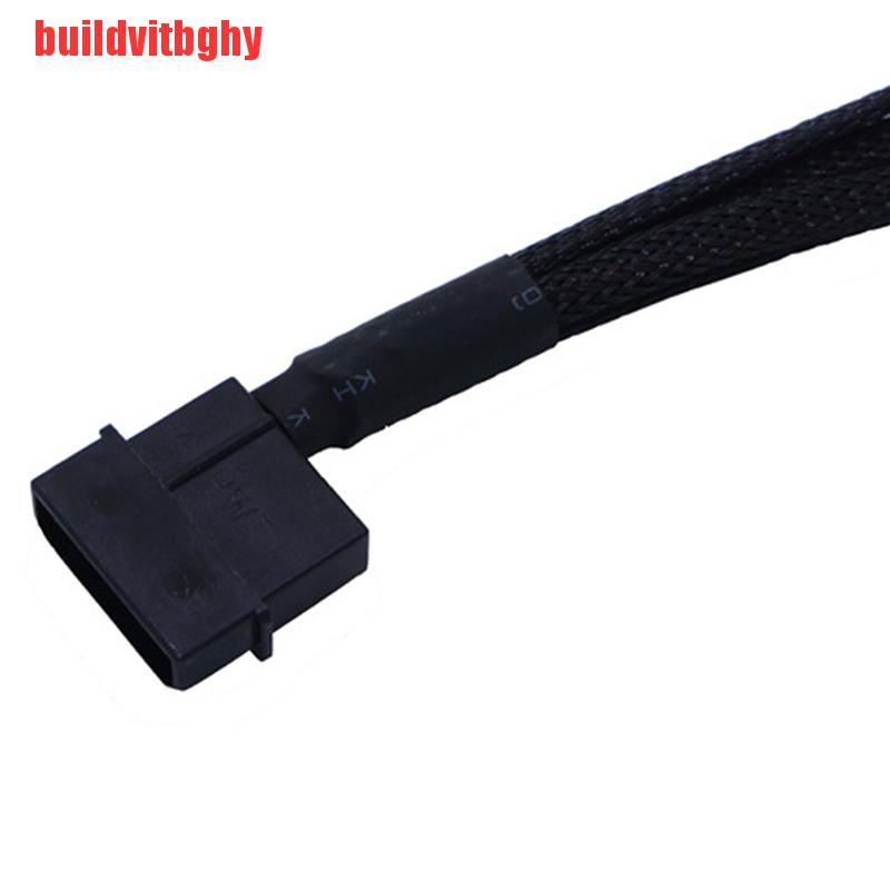 {buildvitbghy}Copper Molex 4 Way 3Pin/4Pin Computer Power Fan Splitter Adapter Cable 12V IHL