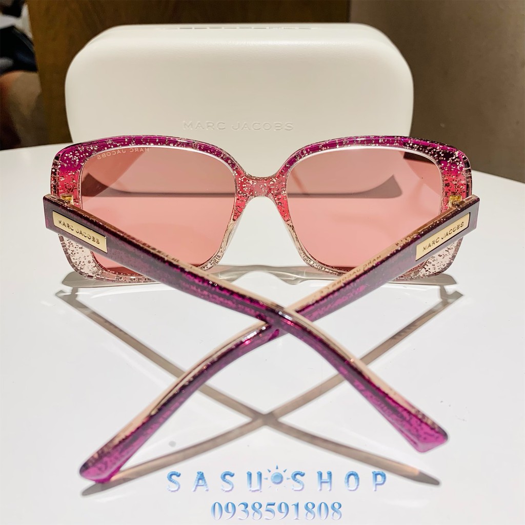 Kính mát Marc Jacobs Burgundy Butterfly Ladies Sunglasses chính hãng