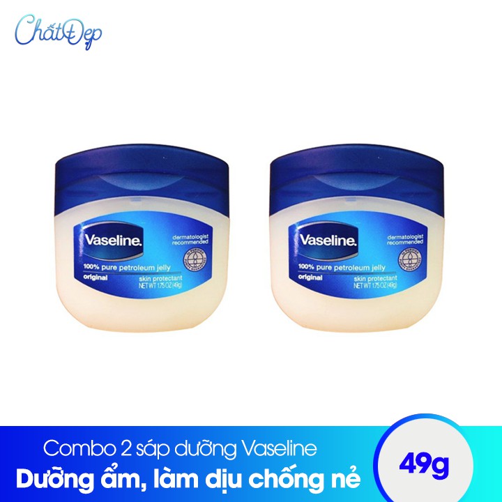 Combo 2 sáp dưỡng Vaseline đa năng 49g
