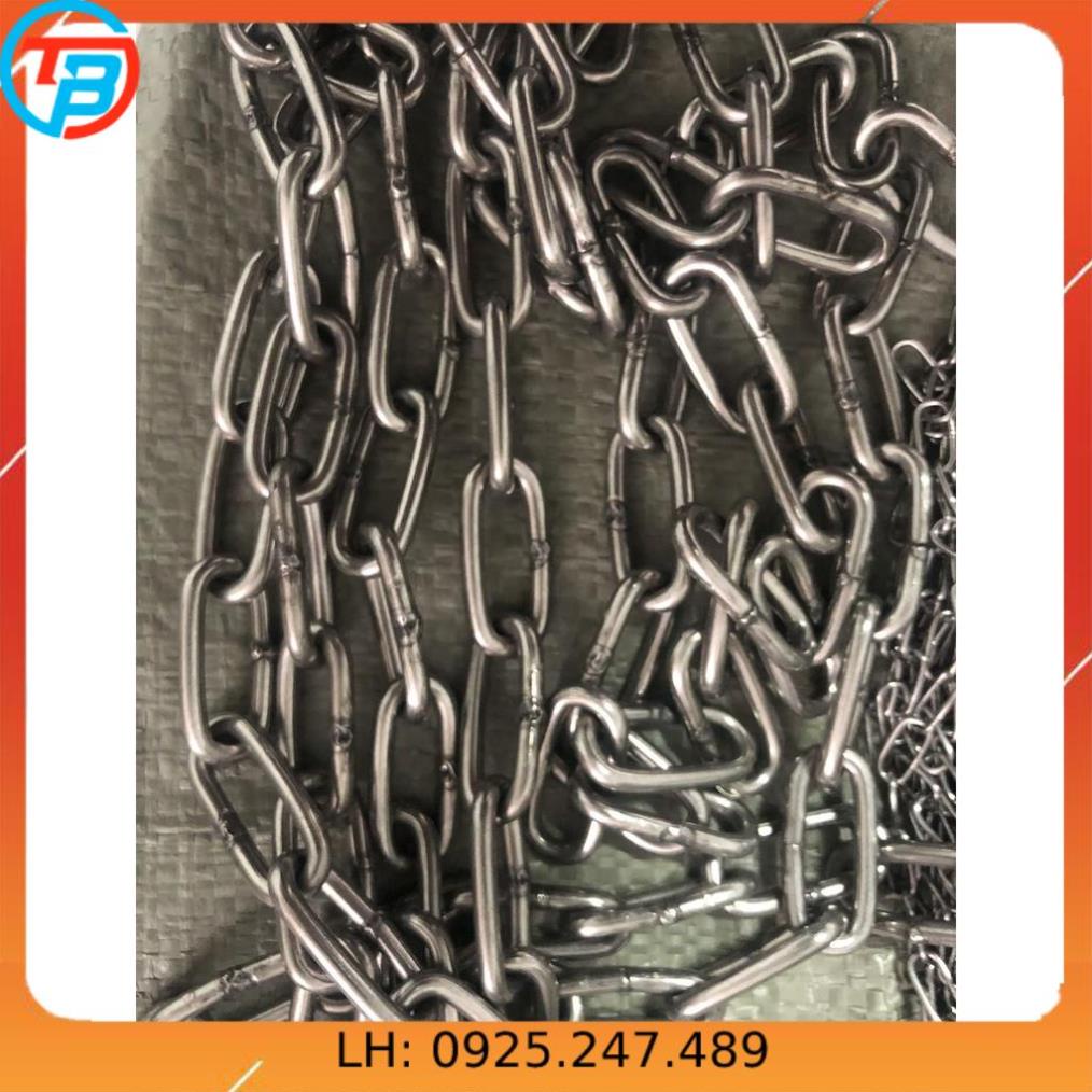 Dây xích INOX 304 Phi [ 10mm ] CÁP THÉP Thái Bình VinàN