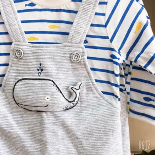 Set yếm kèm áo khủng long cho bé