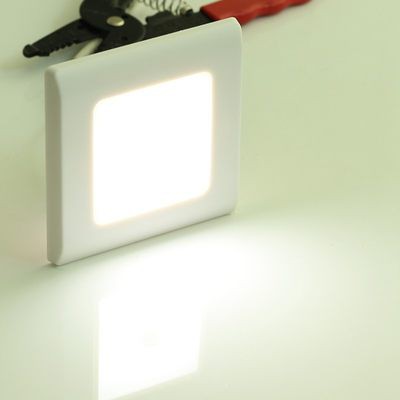 86 loại led Đèn sàn hành lang đèn qua đường nhúng đèn đêm nhỏ ánh sáng kiểm soát cảm ứng cơ thể đèn góc tường tiết kiệm 