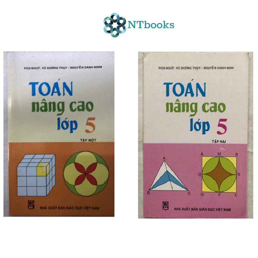 Sách Toán nâng cao lớp 5 Tập 1 + Tập 2 (Bộ 2 cuốn)