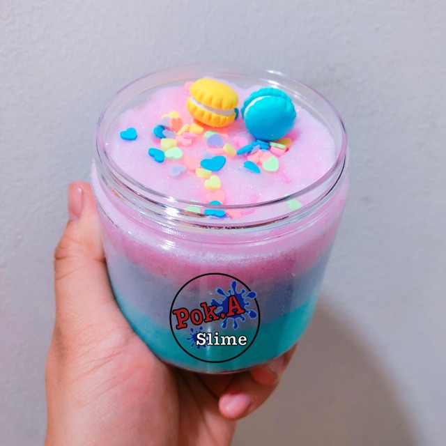 Slime Unicorn Cake - chất cloud slime (SnoWonder)