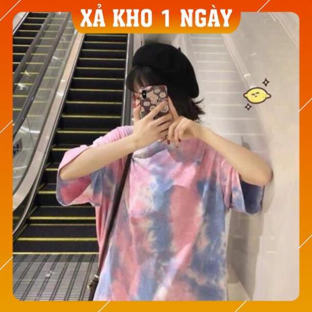 [Mã WARN20 giảm 20k đơn 150k] [HOT TREND] Áo Thun Nữ, Áo Thun Nữ Form Rộng, Áo Phông Tay Lỡ Loang 2 Màu | BigBuy360 - bigbuy360.vn