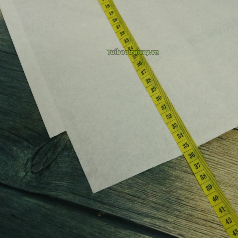 Túi trùm trái cây, bao bọc bưởi Da Xanh giấy sáp siêu bền cỡ 30x35cm - 100 cái