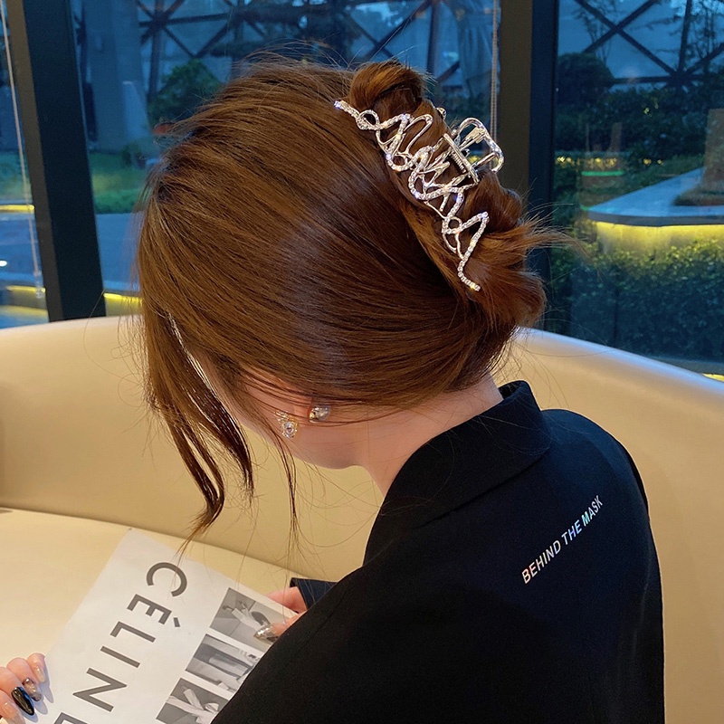 Kẹp Tóc Kim Loại Thiết Kế Độc Đáo Thời Trang Hàn Quốc Cho Nữ