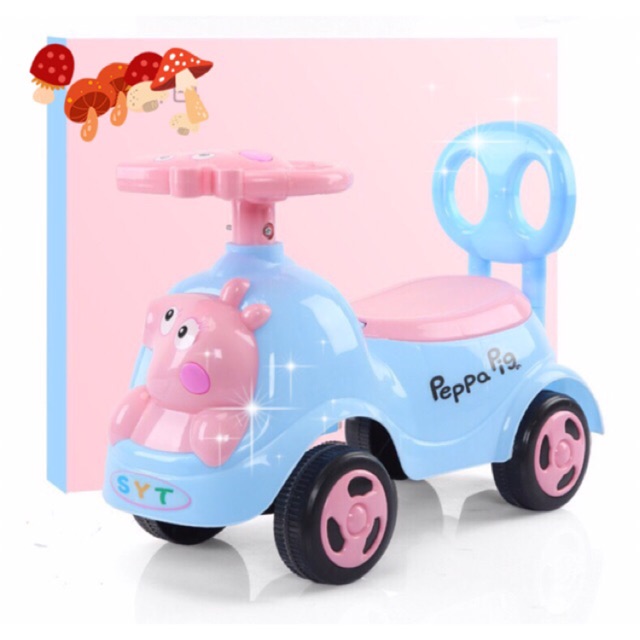 Xe chòi chân pepa pig ô tô biệt đội xe cứu hộ