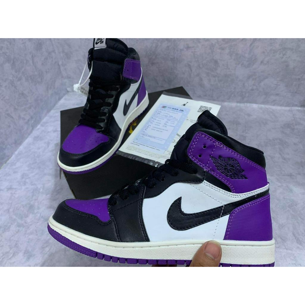 Giày thể thao nam nữ sneaker JD tím phối đen full size 36-43 | BigBuy360 - bigbuy360.vn
