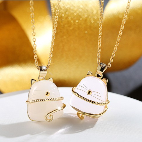 Dây chuyền Mèo May Mắn