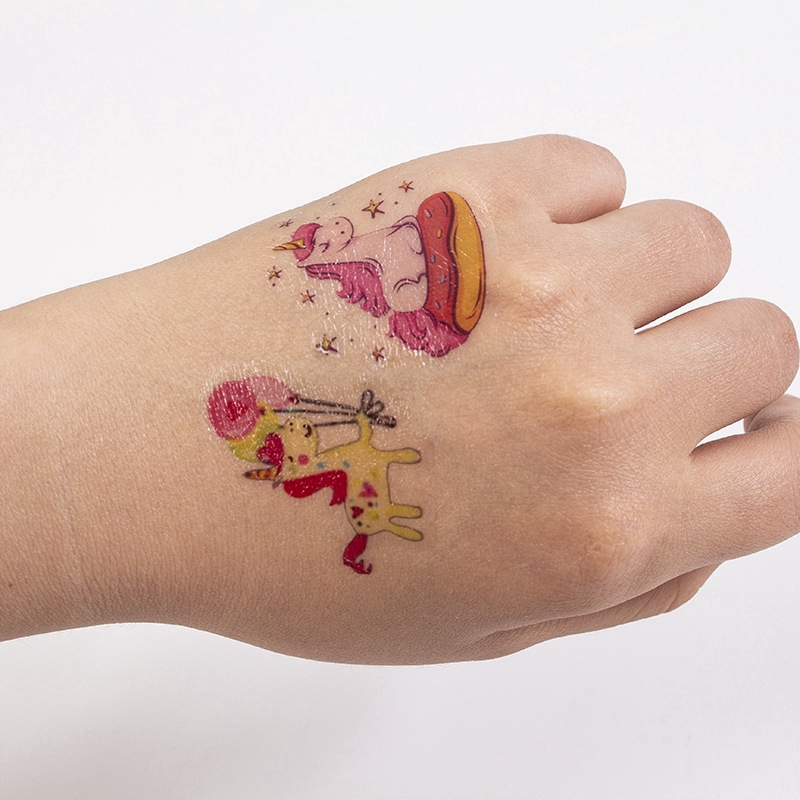 iF YOU Miếng dán hình xăm tạm thời phong cách hoạt hình đáng yêu dễ thương