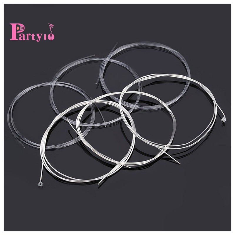 spock Classic Guitar Six Strings SC12 Nylon Silver Plating Set Super