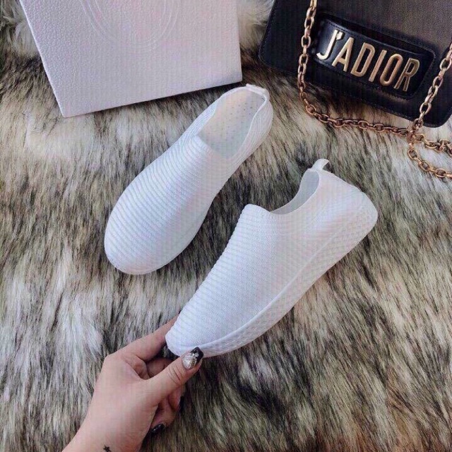 Giày lười thun nữ cao cấp