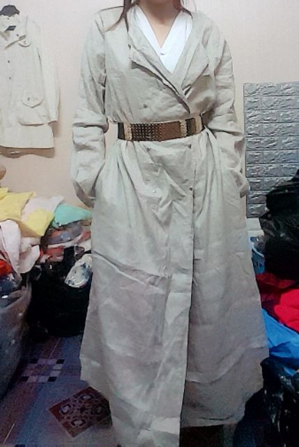 Thanh lý áo khoác măng tô size dưới 65kg