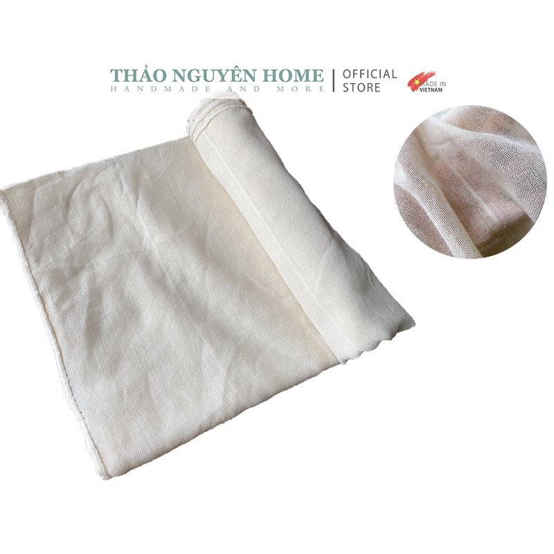 Khăn tấm vải gói đậu lưới thưa khổ lớn tấm 1mx1m Thảo Nguyên Home