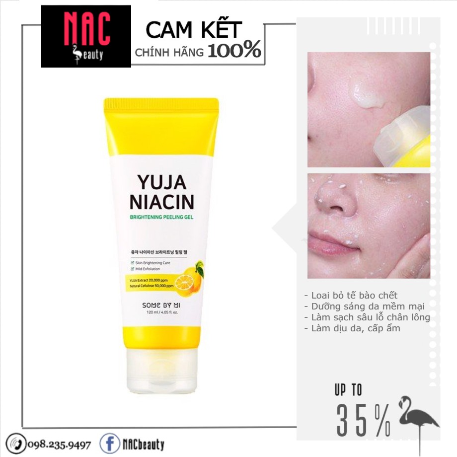 Gel Tẩy Da Chết Some By Mi YUJA Niacin Brightening Peeling Gel 120ml